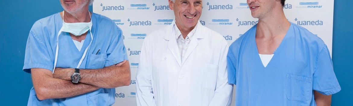 Juaneda realiza una cirugía laparoscópica en 3D de Alta definición por primera vez en Baleares