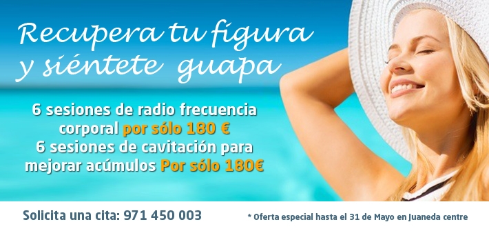 Bonos de Radiofrecuencia y Cavitación por sólo 180€ ¡Te sentirás guapa! 