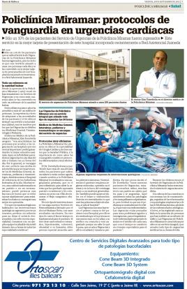 Policlínica Miramar:protocolos de vanguardia en urgencias cardíacas Juaneda