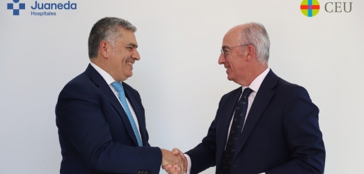Juaneda Hospitales y el CEU firman un acuerdo estratégico para la formación práctica de 2.000 estudiantes del futuro Centro Universitario en Baleares Juaneda