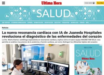 Juaneda La nueva resonancia cardíaca con IA de Juaneda Hospitales revoluciona el diagnóstico de las enfermedades del corazón