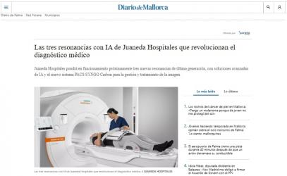 Juaneda Las tres resonancias con IA de Juaneda Hospitales que revolucionan el diagnóstico médico