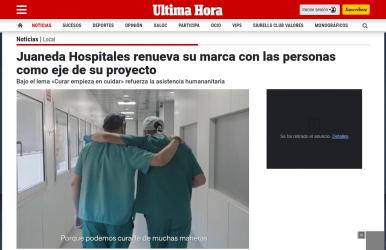 Juaneda Juaneda Hospitales renueva su marca con las personas como eje de su proyecto