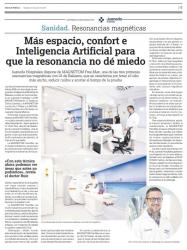 Juaneda Más espacio, confort e Inteligencia Artificial para que la resonancia no dé miedo