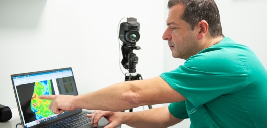 La UMBIR de Juaneda Hospitales introduce como método de diagnóstico la termografía, que permite predecir desde lesiones deportivas a cáncer de mama Juaneda