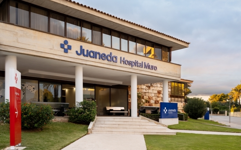 Clínica Juaneda Muro, centro de referencia de la zona Norte de Mallorca.