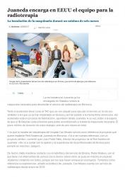 Juaneda Juaneda encarga en Estados Unidos el equipo para la radioterapia