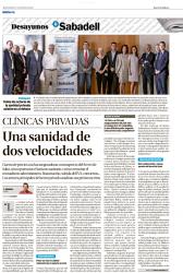 Juaneda Clínicas privadas. Una sanidad a dos velocidades