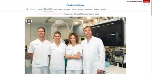 Juaneda Un equipo de radiología intervencionista de Juaneda reduce un hígado con metástasis para poder operarlo