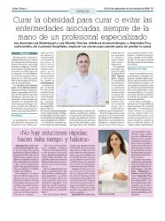 Juaneda Curar la obesidad para curar o evitar las enfermedades asociadas, siempre de la mano de un profesional especializado