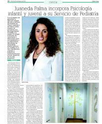 Juaneda Juaneda Palma incorpora Psicología infantil y juvenil a su Servicio de Pediatría