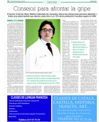 Juaneda Consejos para afrontar la gripe