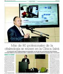 Juaneda Más de 80 profesionales de la Oftalmología se reúnen en la Clínica Salvà