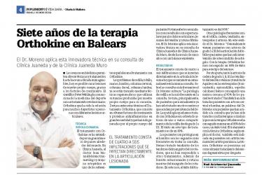 Juaneda Siete años de la terapia Orthokine en Balears