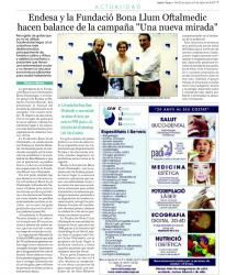 Juaneda Endesa y la Fundació Bona Llum Oftalmedic hacen balance de la campaña 