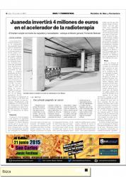Juaneda Juaneda invertirá 4 millones de euros en el acelerador de la radioterapia