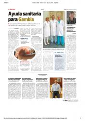 Juaneda Ayuda sanitaria para Gambia